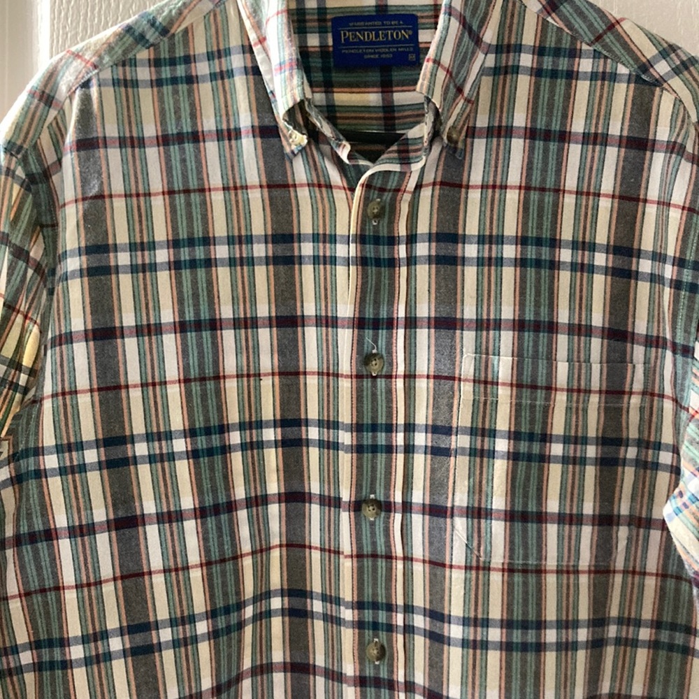 Pendleton Oceanside L/S Plaid Shirt Size M